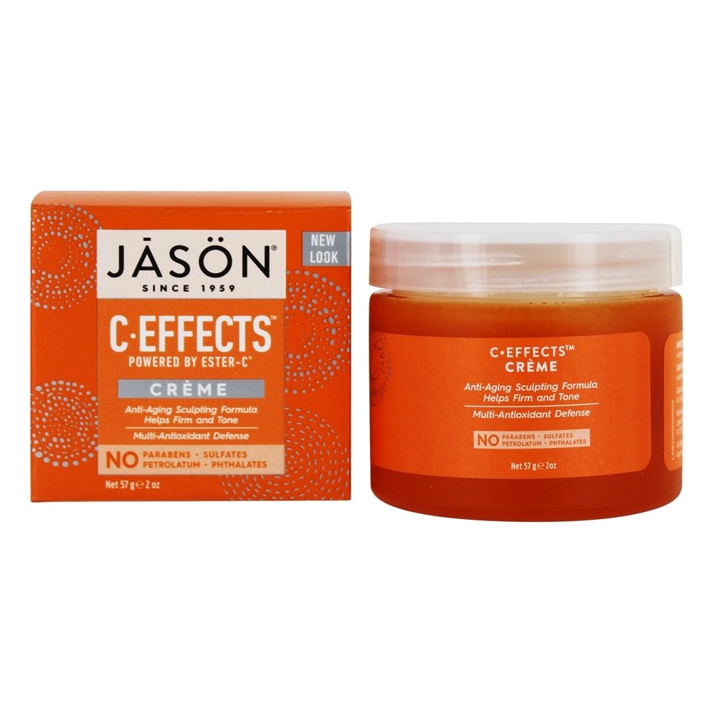 Comprar Creme Anti-Envelhecimento C-Effects Alimentado por Ester-C - 2 oz. JASON Natural Products
