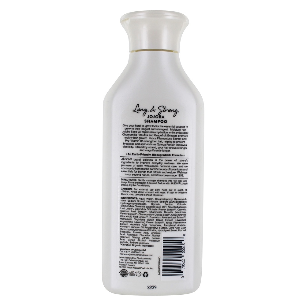 Comprar Shampoo Natural Long & Strong Jojoba - 16 fl. oz. JASON Natural Products - Imagem 2