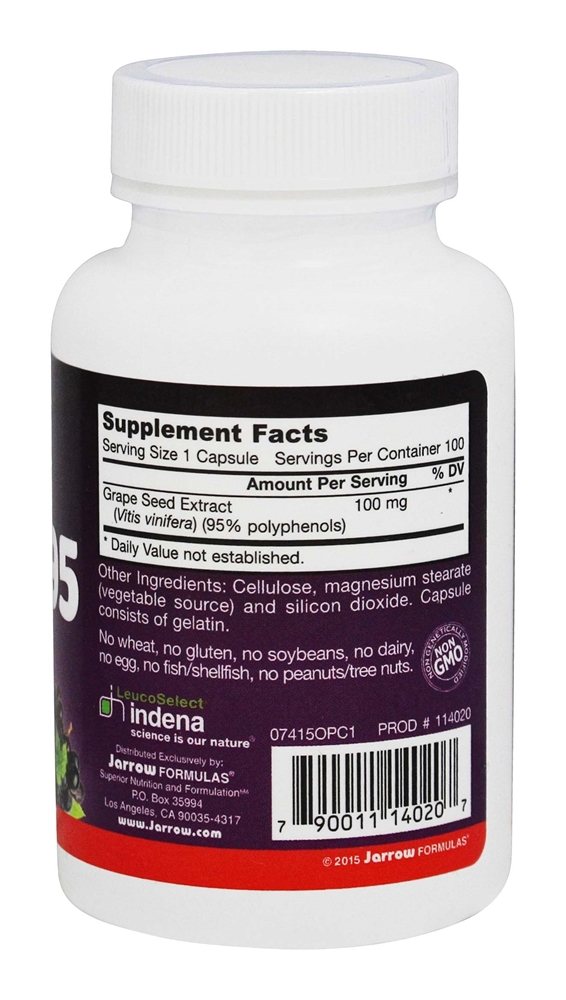 Comprar OPCs+95 100 mg. - Cápsulas 100 Jarrow Formulas - Imagem 2