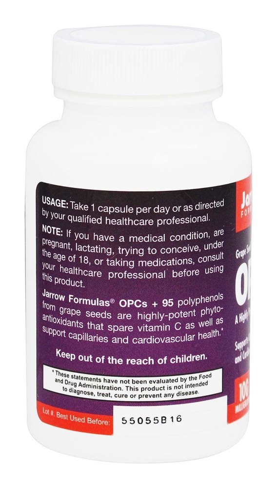 Comprar OPCs+95 100 mg. - Cápsulas 100 Jarrow Formulas - Imagem 3