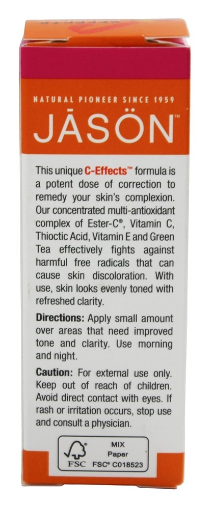 Comprar C Effects Pure Soro Hyper-C Natural - 1 fl. oz. JASON Natural Products - Imagem 3
