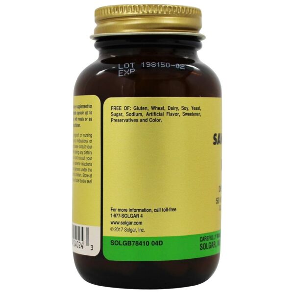Comprar Complexo de Saw Palmetto & Lycopene - Cápsulas vegetarianas 50 Solgar - Imagem 4