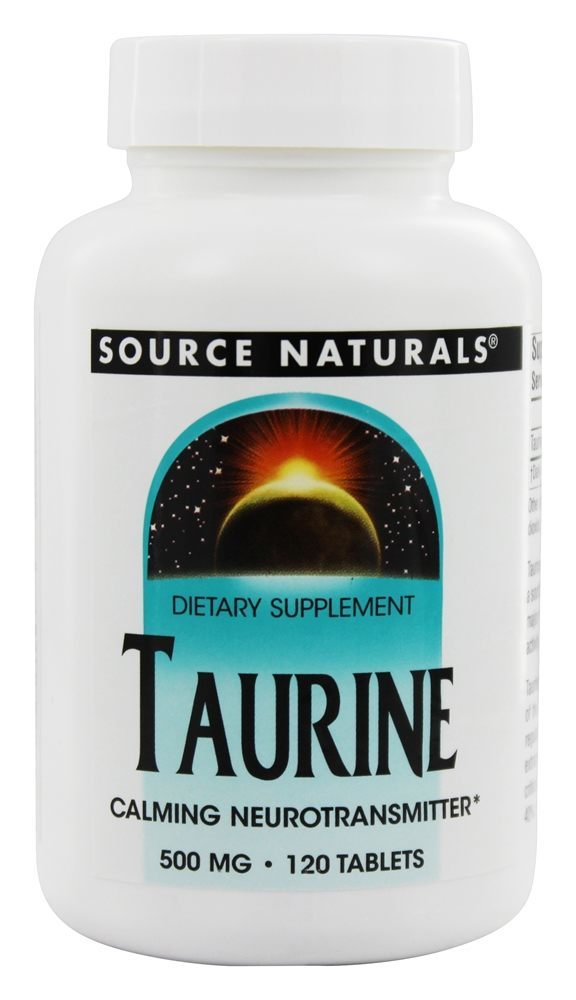 Comprar Taurina 500 mg. - 120 Tablets Source Naturals