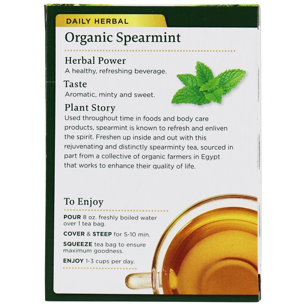 Comprar Chá de ervas orgânico de hortelã - 16 Saquinhos de Chá Traditional Medicinals - Imagem 3