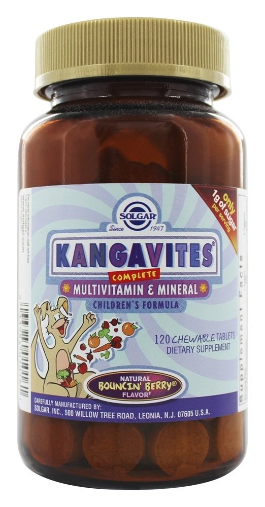 Comprar Kangavit Multivitamina & Mineral Bouncin Baga Sabor - 120 comprimidos mastigáveis Solgar