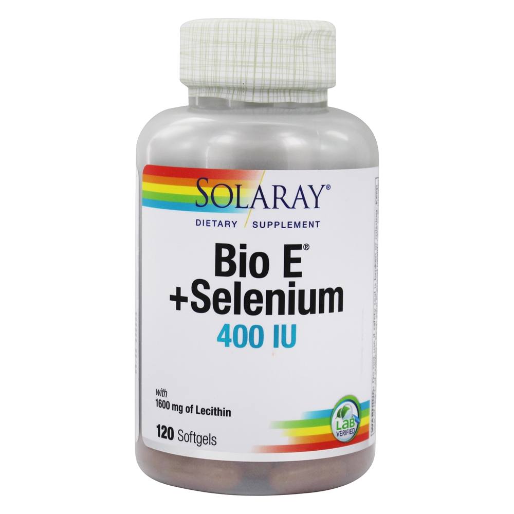 Comprar Bio E + Selênio 400 UI - 120 Softgels Solaray