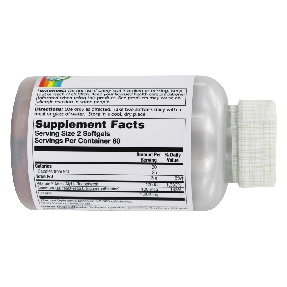 Comprar Bio E + Selênio 400 UI - 120 Softgels Solaray - Imagem 2