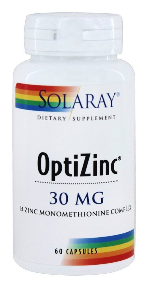 Comprar OptiZinc 30 mg. - Cápsulas 60 Solaray