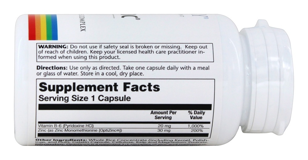Comprar OptiZinc 30 mg. - Cápsulas 60 Solaray - Imagem 3