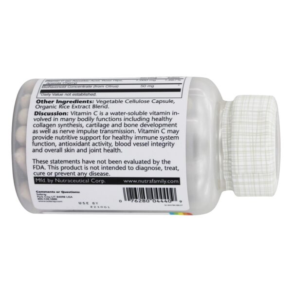 Comprar Vitamina C com Concentrado de Bioflavonóides 1000 mg. - 100 Cápsula (s) vegetal (s) Solaray - Imagem 4