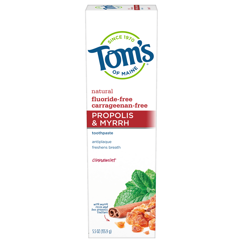 Comprar Pasta de dente Natural Própolis e Mirra Fluoreto Livre de Cinnamint - 5.5 oz. Tom's of Maine - Imagem 2