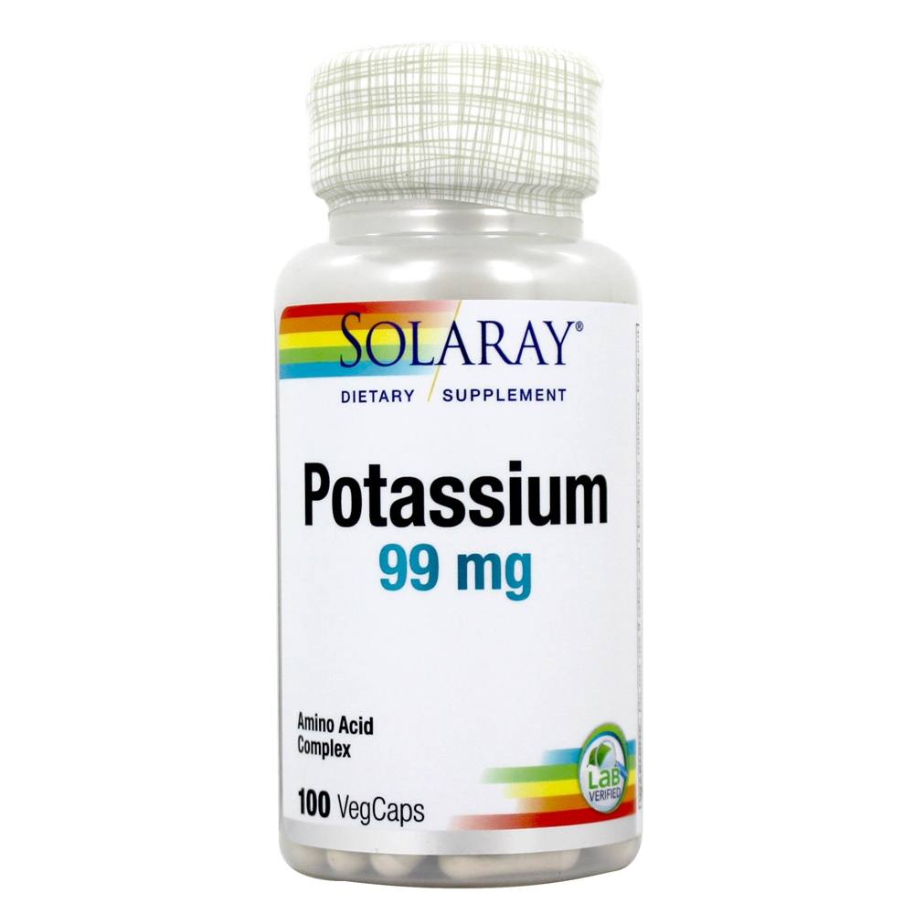 Comprar Potássio Complexo de Aminoácidos 99 mg. - Cápsulas 100 Solaray