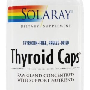 Comprar Tiros da Tireóide Tirosina livre de tiroxina - Cápsulas 60 Solaray