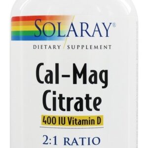Comprar Citrato Cal-Mag Com 400 Vitamina D I 2 : 1 Ratio - Cápsulas vegetarianas 360 Solaray