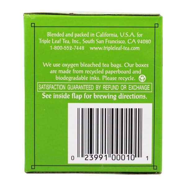 Comprar Chá verde de dieta - 20 Saquinhos de Chá Triple Leaf Tea - Imagem 5