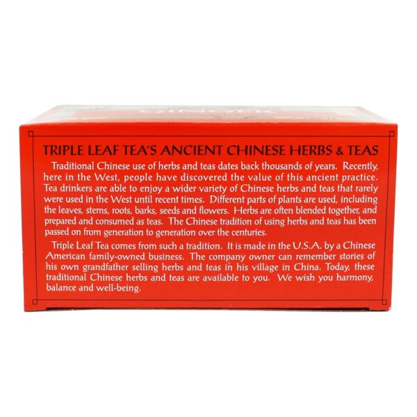 Comprar Chá de gengibre - 20 Saquinhos de Chá Triple Leaf Tea - Imagem 4