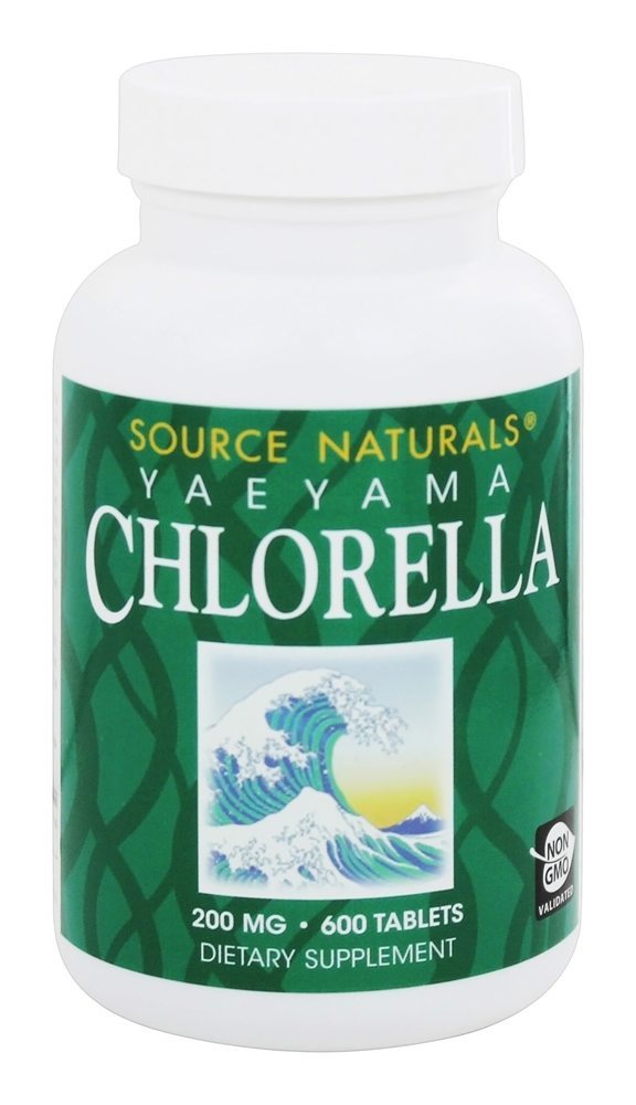 Comprar Yaeyama Chlorella 200 mg. - 600 Tablets Source Naturals