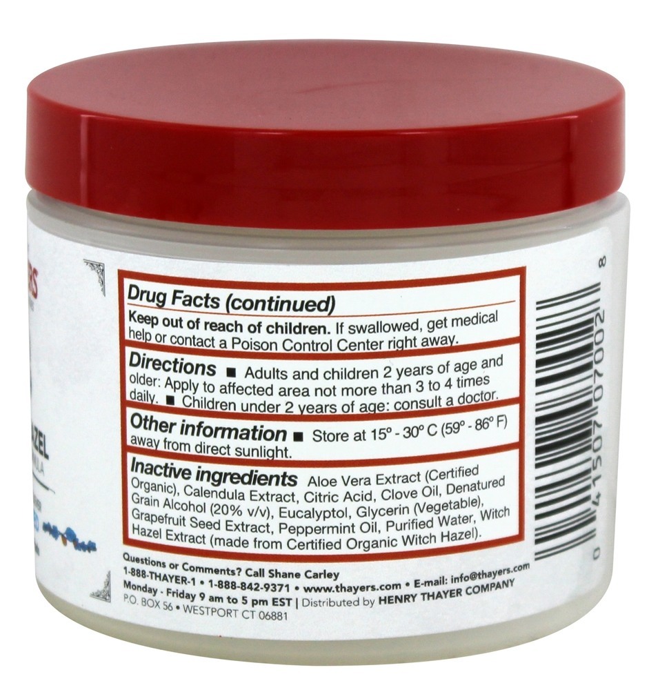 Comprar Almofadas Adstringentes Medicadas Superhazel com Aloe Vera - 60 Almofadas Thayers - Imagem 2