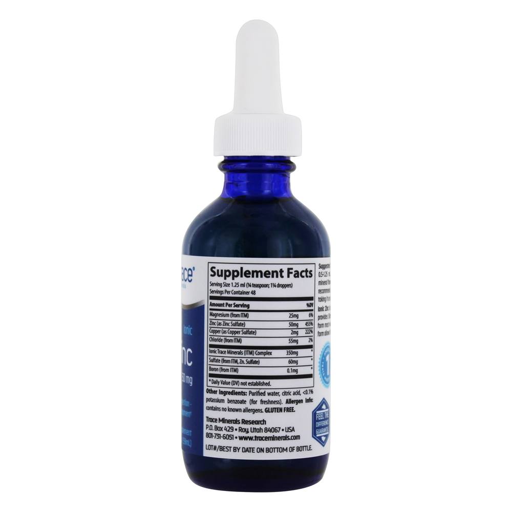 Comprar Zinco Líquido Iônico - 2 fl. oz. Trace Minerals Research - Imagem 2