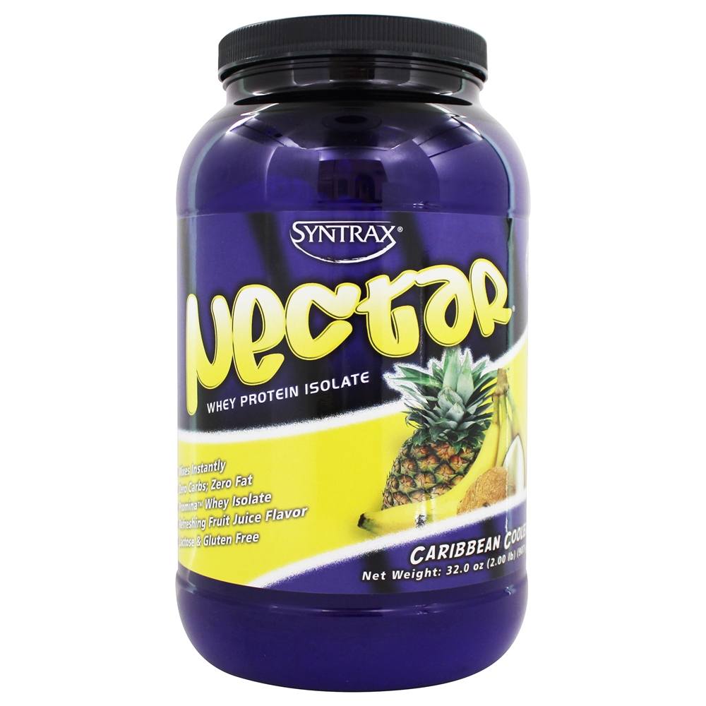 Comprar Nectar Whey Protein Isolado em pó Caribbean Cooler - 32 oz. Syntrax