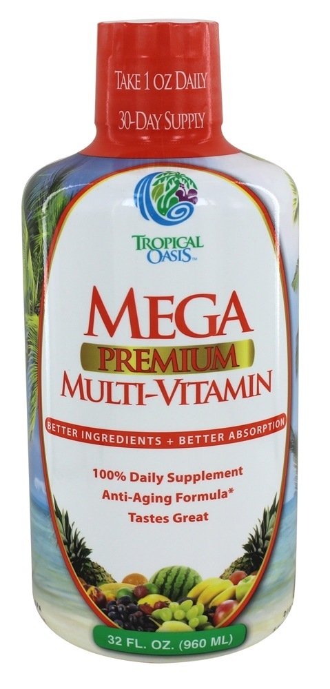 Comprar Tropical Mais Mega Múltiplo Vitamina/Mineral - 32 oz. Tropical Oasis