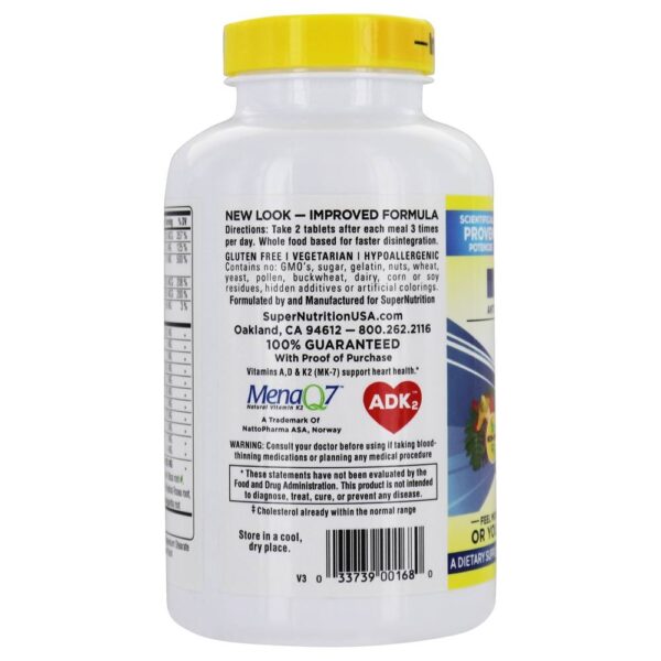 Comprar Men's Blend Multivitamínico Para Homens Livre de Ferro - 180 Tablets Super Nutrition - Imagem 4