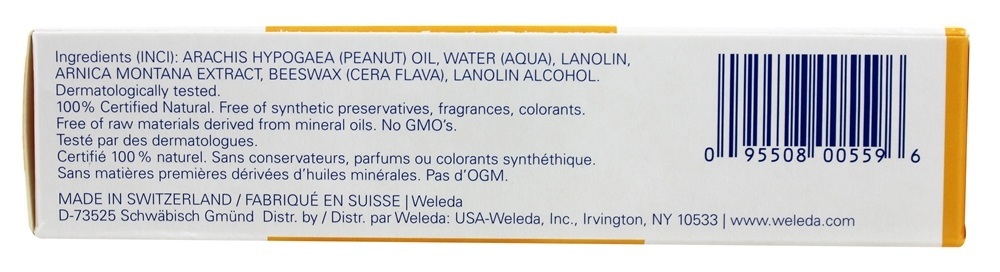 Comprar Arnica Intensivo Corpo Recuperação Esportes Creme - 0.9 fl. oz. Weleda - Imagem 2
