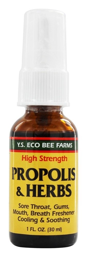Comprar Própolis & Ervas Spray Para a Garganta - 1 fl. oz. YS Organic Bee Farms