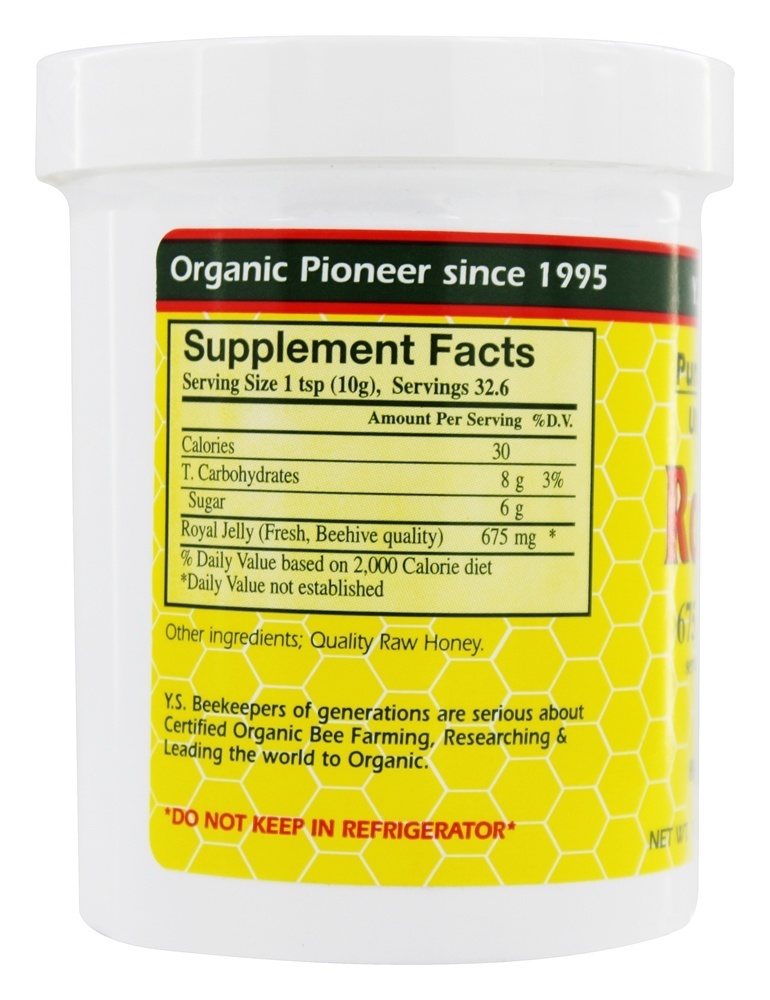 Comprar Real Geléia Em Mel Pure Roal Energizer Extremista Mega Força 22000 mg. - 11.5 oz. YS Organic Bee Farms - Imagem 2