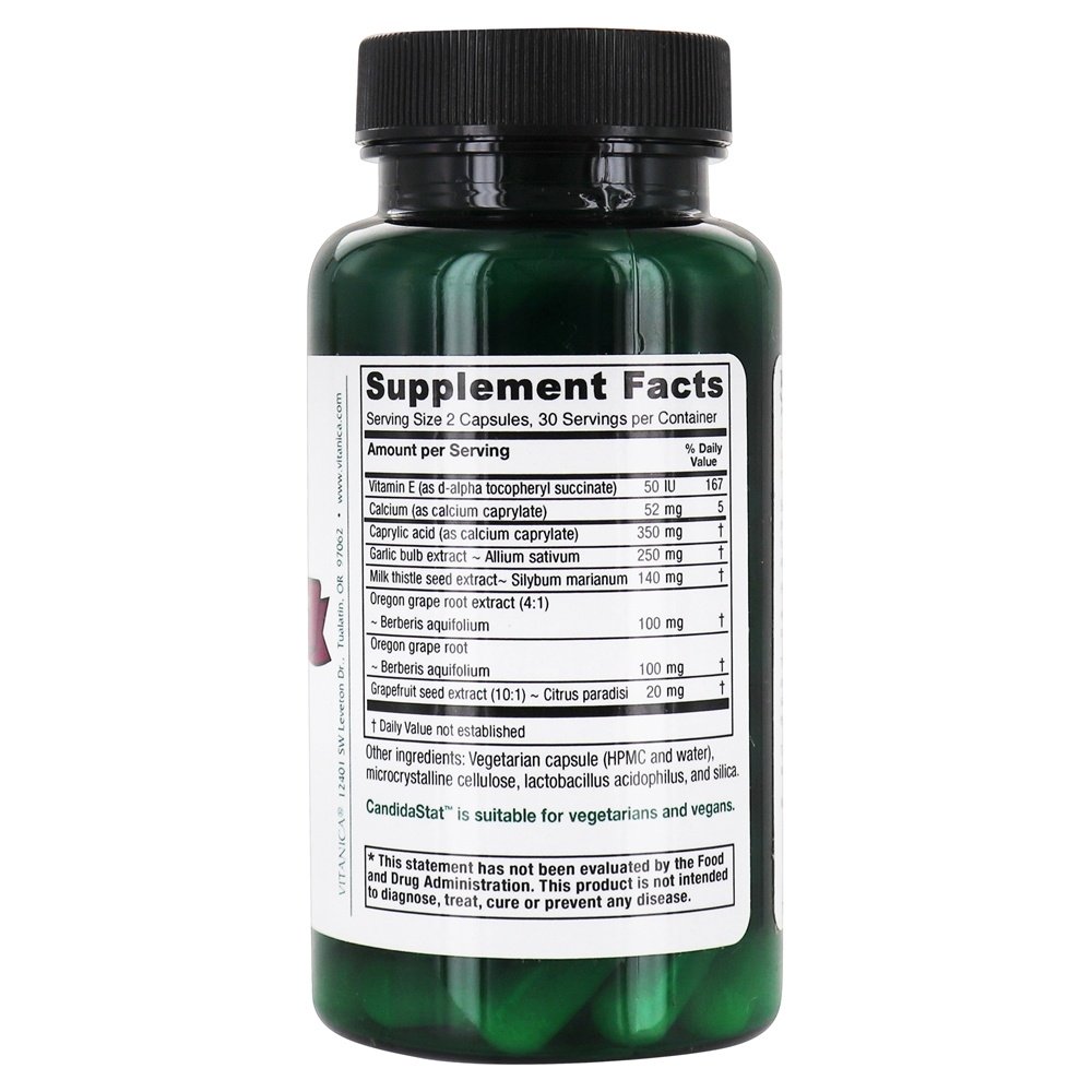 Comprar Versões de CandidaStat Yeast Balance - Cápsulas vegetarianas 60 Vitanica - Imagem 2