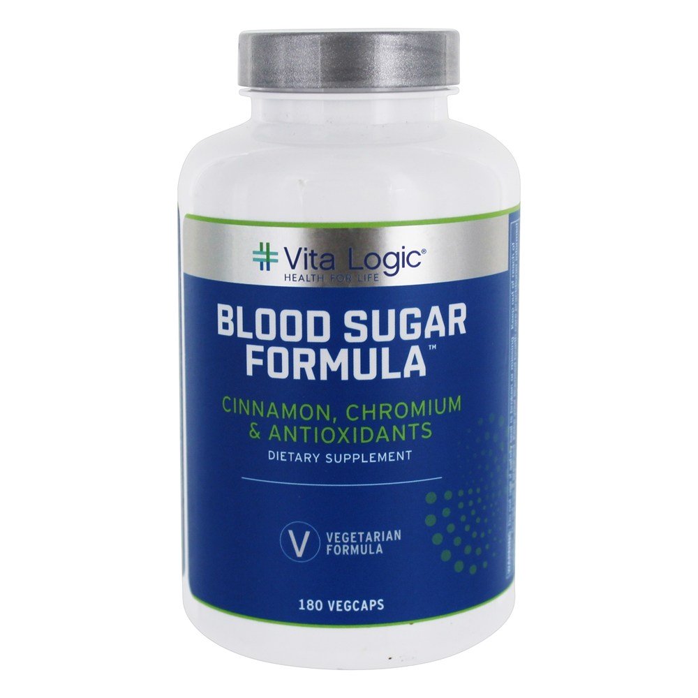 Comprar Sangue Açúcar Fórmula com Canela, Crômio & Antioxidantes - Cápsulas vegetarianas 180 Vita Logic