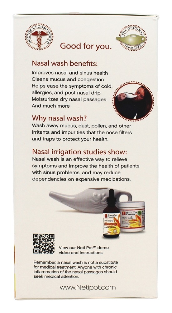 Comprar Sistema de limpeza de seio de porcelana Neti Pot Himalayan Chandra - Imagem 2