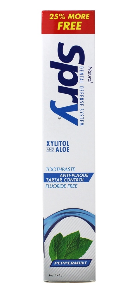 Comprar ágil Dental Defesa Anti-Placa Tártaro Controlar Creme dental Hortelã-pimenta - 5 oz. Livre de fluoreto Xlear - Imagem 3