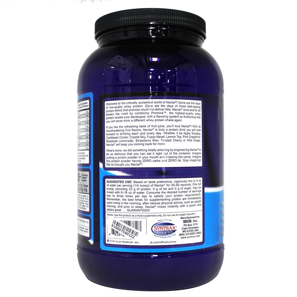 Comprar Néctar Soro de leite coalhado Proteína Isolar Cristal Céu - 2 lbs. Syntrax - Imagem 3