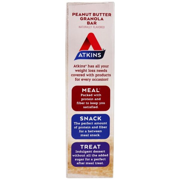 Comprar Barras De Refeição De Retido De Proteínas Granola De Amendoim De Amendoim - 5 Barras Atkins - Imagem 5