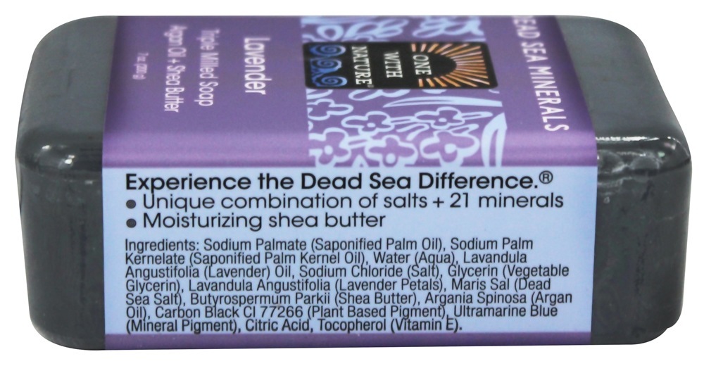 Comprar Alfazema Exfoliating suave do sabão mineral de barra do mar inoperante - 7 oz. One With Nature - Imagem 2