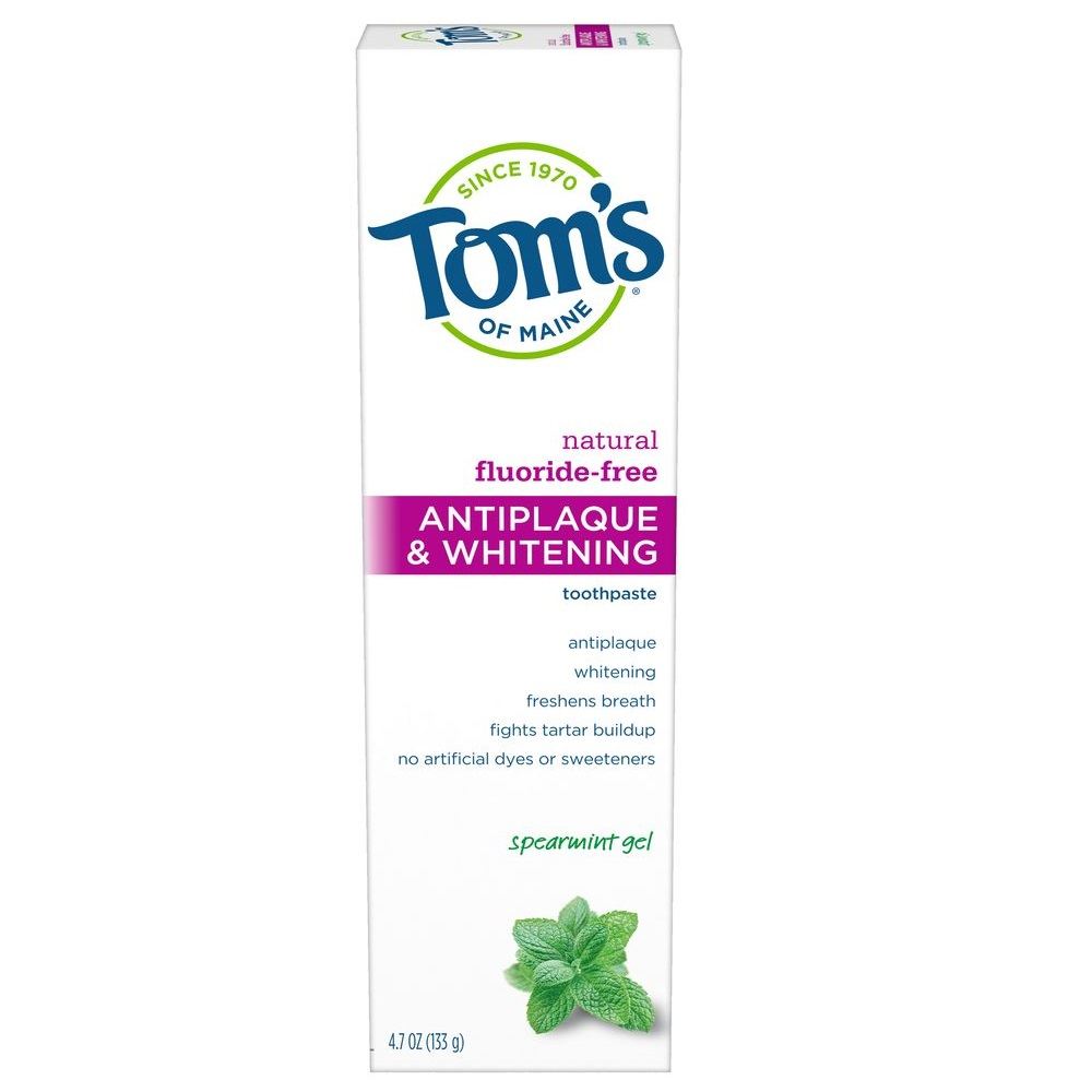 Comprar Gel de hortelã natural sem formação de flúor e clareador sem flúor - 4.7 oz. Tom's of Maine