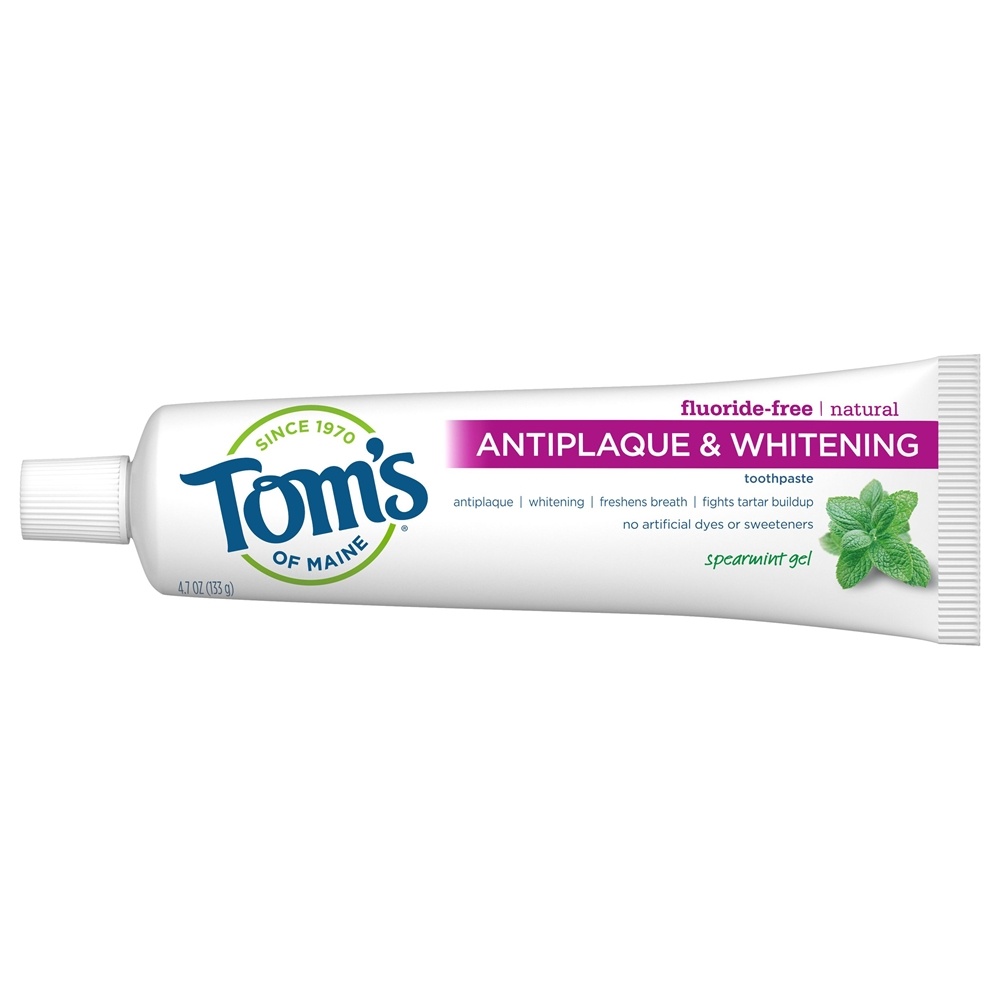 Comprar Gel de hortelã natural sem formação de flúor e clareador sem flúor - 4.7 oz. Tom's of Maine - Imagem 2