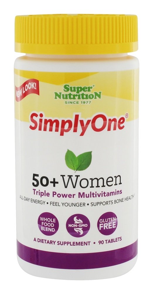 Comprar Simply One 50 + Multivitaminas Mulheres Triplo Poder - 90 Tablets Super Nutrition