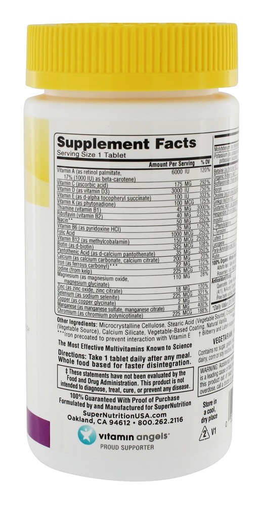 Comprar Simply One 50 + Multivitaminas Mulheres Triplo Poder - 90 Tablets Super Nutrition - Imagem 2