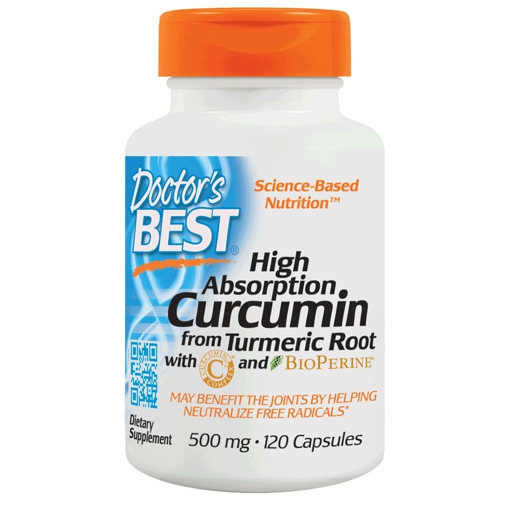 Comprar Curcumina de Alta Absorção da Raiz de Curcuma 500 mg. - Cápsulas 120 Doctor's Best