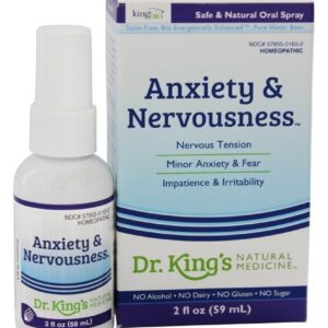 Comprar Ansiedade e Nervosismo da Medicina Natural Homeopática - 2 oz. King Bio
