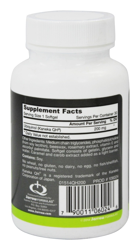 Comprar Ubiquinol QH-Absorb 200 mg. - 30 Softgels Jarrow Formulas - Imagem 2