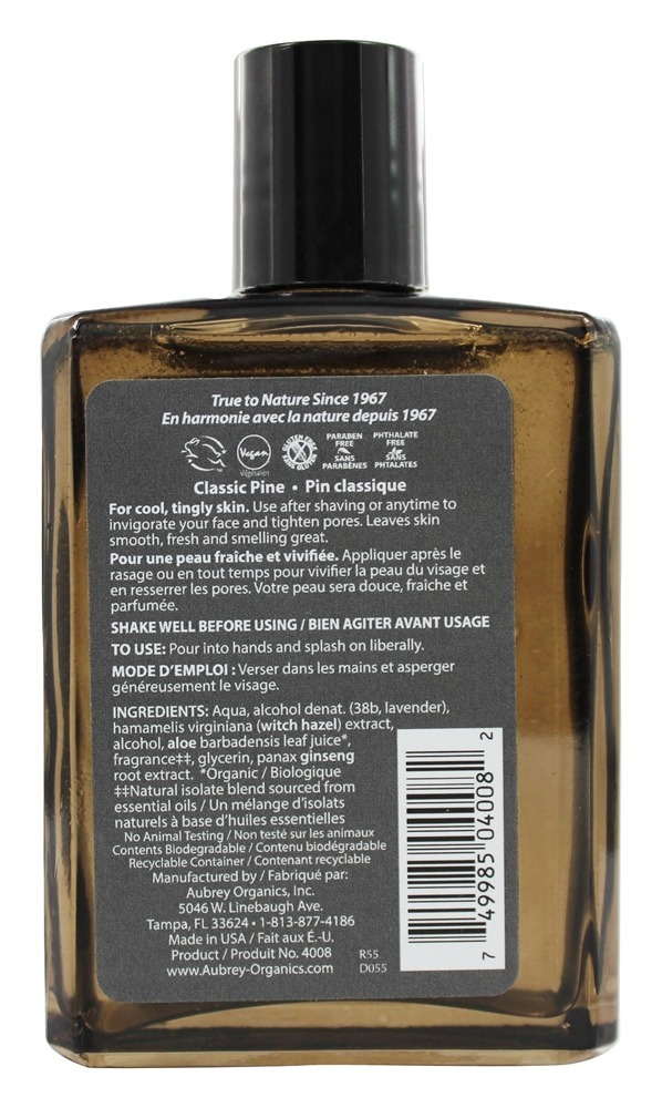 Comprar Estoque dos homens após barbear madeiras do norte - 4 fl. oz. Aubrey Organics - Imagem 2