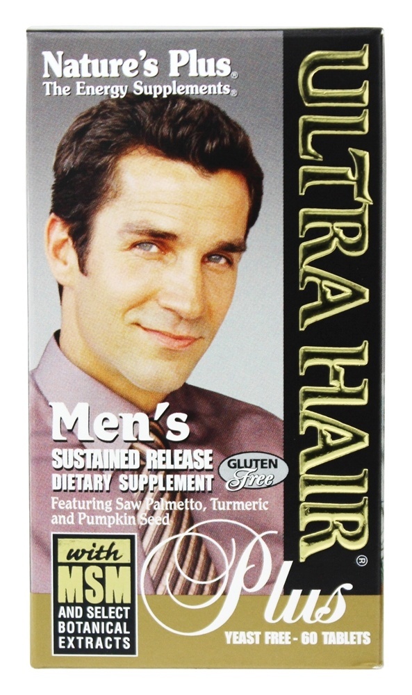 Comprar Homens Extremista Cabelo Mais com MSM Sustentado Liberar Comprimidos - 60 Tablets Natures Plus - Imagem 4