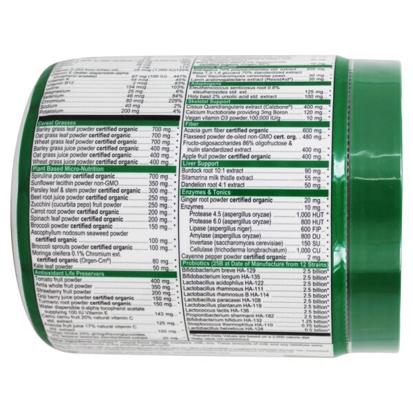 Comprar Green Vibrance Versão 18.0 Superalimento de Base Vegetal - 5.82 oz. Vibrant Health - Imagem 4