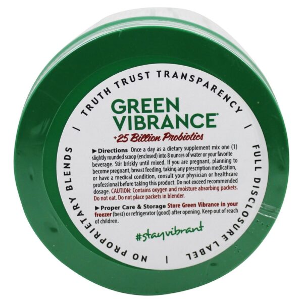 Comprar Green Vibrance Versão 18.0 Superalimento de Base Vegetal - 5.82 oz. Vibrant Health - Imagem 6