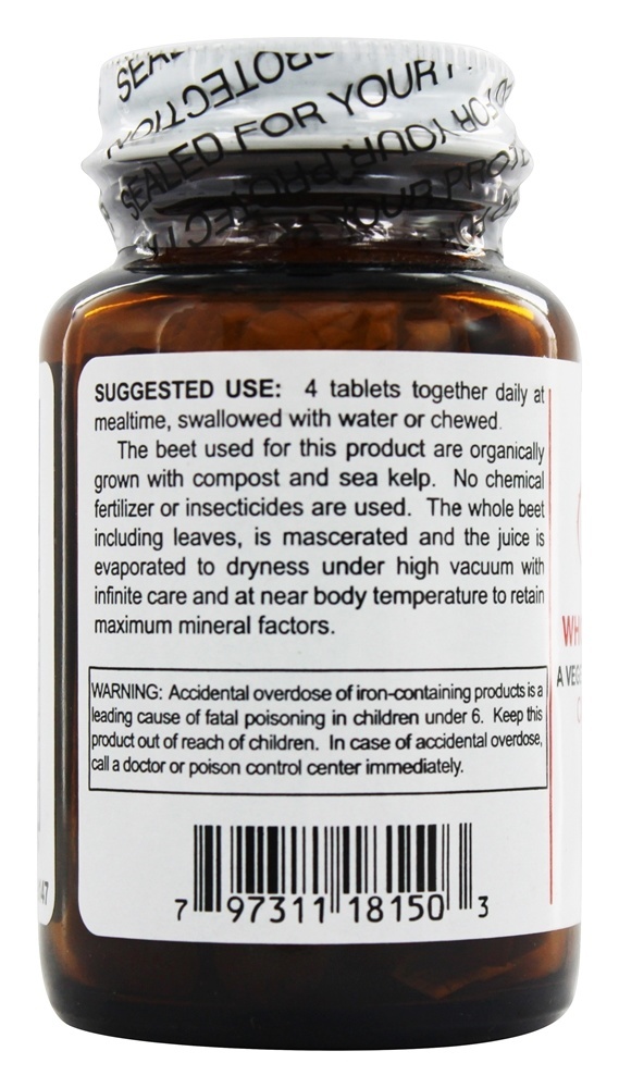 Comprar Suco de Beterraba da Planta Inteira # 18 - 150 Tablets Sonne's - Imagem 3