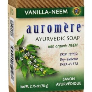 Comprar Sabonete de Bar Ayurvédico com Neem Orgânico Baunilha-Neem - 2.75 oz. Auromere