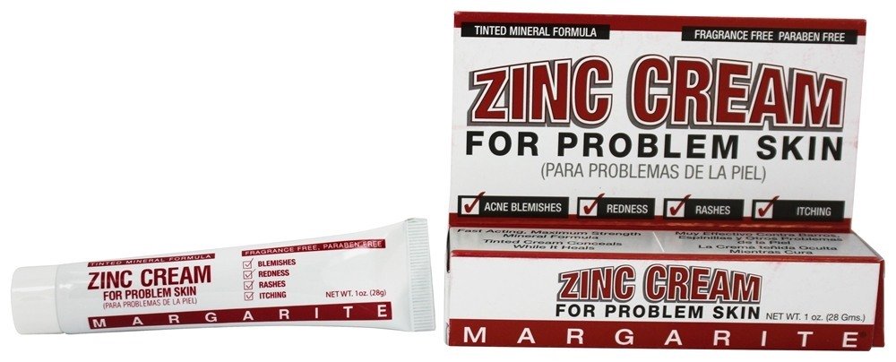 Comprar Creme de Zinco para Pele Sem Fragrância - 1 oz. Margarite Cosmetics